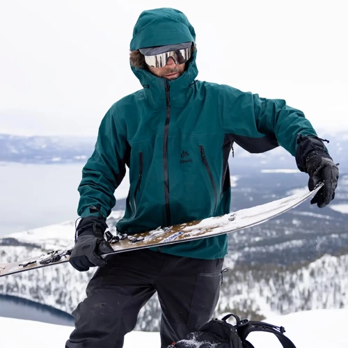 JONES Men's Shralpinist Recycled GORE-TEX ePE Jacket 2025 | kurtka snowboard / splitboard | C-Knit | 3L | pacific teal