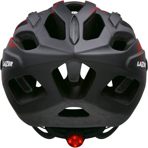 Juniorski kask rowerowy LAZER J1 + insectNET + LED matte black white | MTB | + TORBA na kask GRATIS!