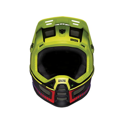 Kask rowerowy IXS Xult | ENDURO / DH | full face / FF | black / blue / lime