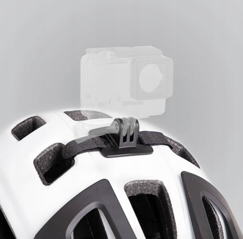 Kask rowerowy LAZER Impala | EPS Impact Protection | ENDURO / MTB | matte white + mocowanie na KAMERĘ / REFLEKTOR