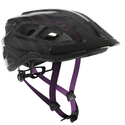 Kask rowerowy SCOTT Supra black / violet | UWAGA