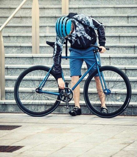 Kask rowerowy SKŁADANY miejski / sportowy / turystyczny CARRERA Foldable C / Basic IN-MOLD shiny black