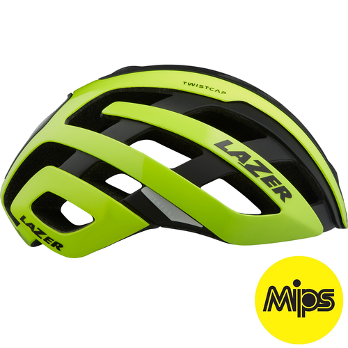 Kask rowerowy szosowy LAZER Century MIPS ® | + ATS LED | flash yellow / black