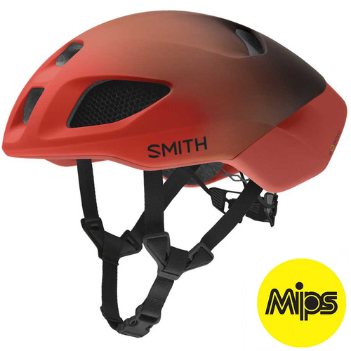 Kask rowerowy szosowy SMITH Ignite MIPS ® | AEROcore /  KOROYD ® | matte petrol fade / crimson