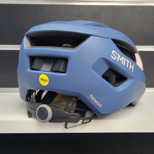 Kask rowerowy szosowy SMITH Network MIPS ® |  AEROcore /  KOROYD ® | ROAD / GRAVEL | matte french navy / rock salt 