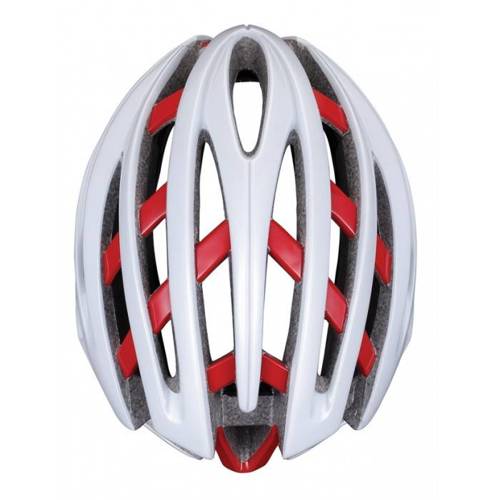 Kask rowerowy szosowy z nakładką aerodynamiczną  BBB Icarus BHE-05 Road Helmet + AERO white / red