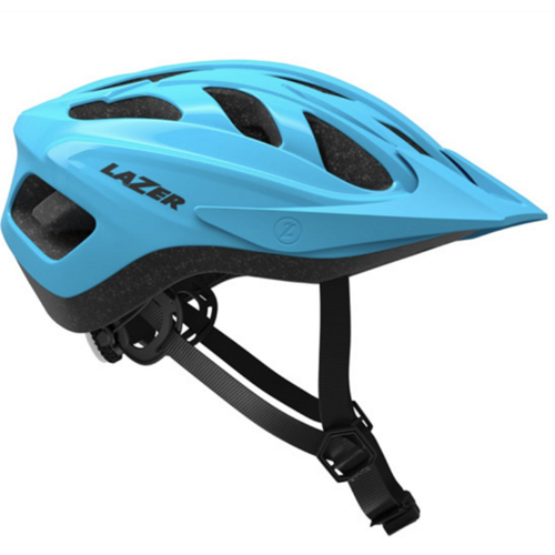 LAZER J1 + insectNET + LED | kask rowerowy | cyan