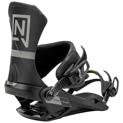 NITRO Team PRO 2025 | wiązania snowboardowe | VIBRAM | ultra black | LEVEL UP LIKE THE PROS