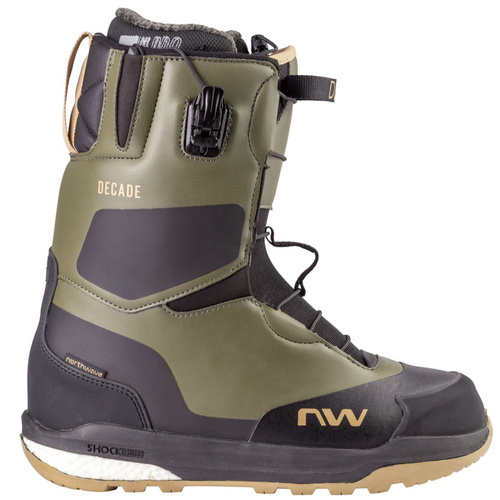 NORTHWAVE Decade SLS 2023 | buty snowboardowe | TF PRO Liner | green forest / black