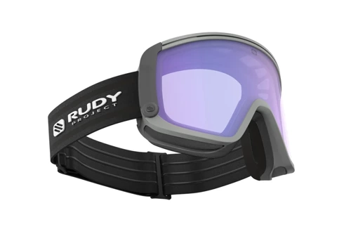 RUDY PROJECT Spincut Light Grey OTG | gogle narty / snowboard | ImpactX Photochromic 2 Laser Purple (MK217504-0000)