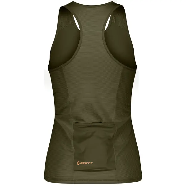 SCOTT Endurance 10 Women's Tank | damska koszulka rowerowa | fir green