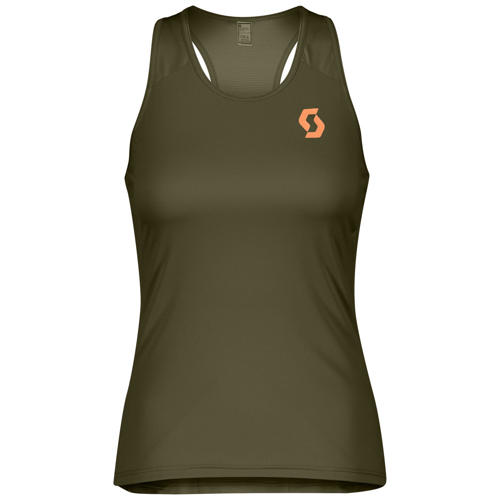 SCOTT Endurance 10 Women's Tank | damska koszulka rowerowa | fir green