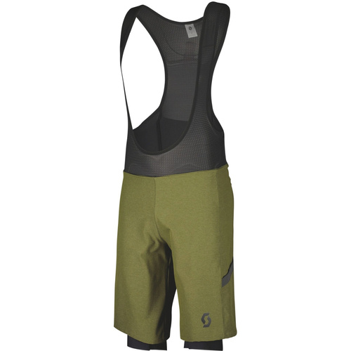 SCOTT Gravel Hybrid +++ Men's Shorts |  spodenki rowerowe | 2 in 1 | fir green/black