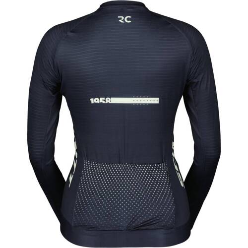 SCOTT RC Pro Long Sleeve Women's Jersey | damska koszulka rowerowa | dark blue/fresh green