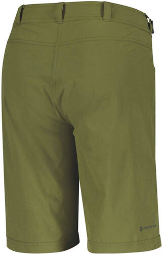 SCOTT Trail Flow w/pad Women's Shorts | damskie spodenki rowerowe | fir green