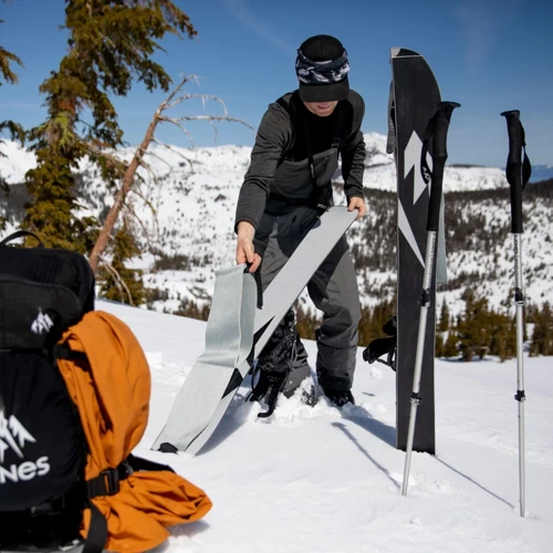 ZESTAW 2025: JONES Hovercraft 3D 2.0 & POMOCA Pre-Cut Nomad + NITRO Vertical ST & IBEX x SPARK R&D + Telescopic CARBON | splitboard & foki + wiązania & pucki + kije |THE EVOLVED BACKCOUNTRY RACER! 