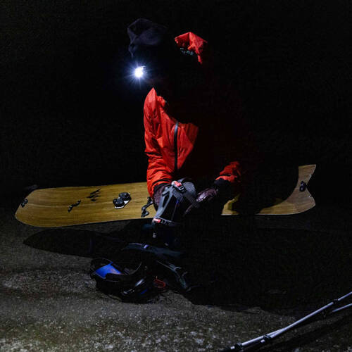 ZESTAW 2025: JONES Hovercraft 3D 2.0 & POMOCA Pre-Cut Nomad + NITRO Vertical ST & IBEX x SPARK R&D + Telescopic CARBON | splitboard & foki + wiązania & pucki + kije |THE EVOLVED BACKCOUNTRY RACER! 