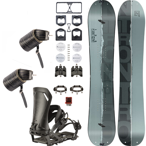 ZESTAW NITRO 2025: Nomad & Peak + Vertical ST & IBEX pucks x SPARK R&D | splitboard & foki + wiązania & pucki